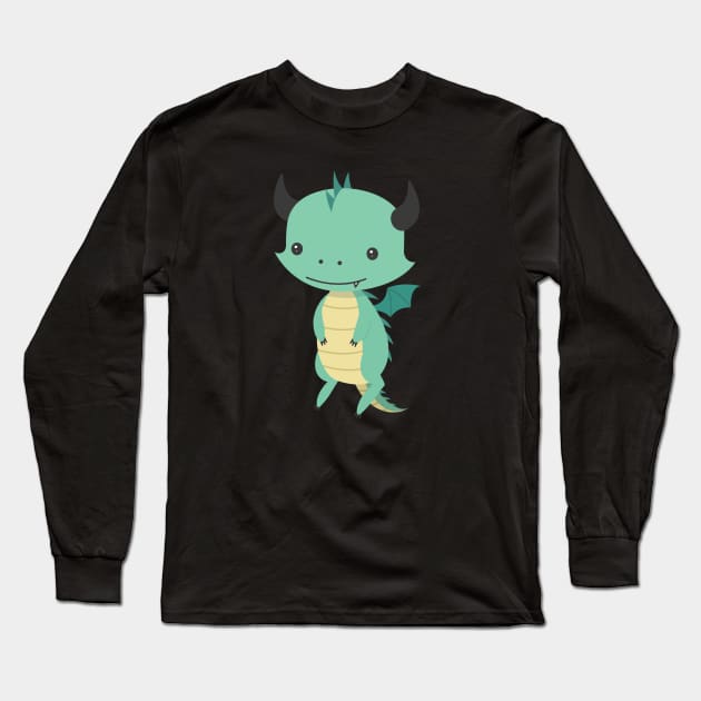 Cute dragon Long Sleeve T-Shirt by Laura_Nagel